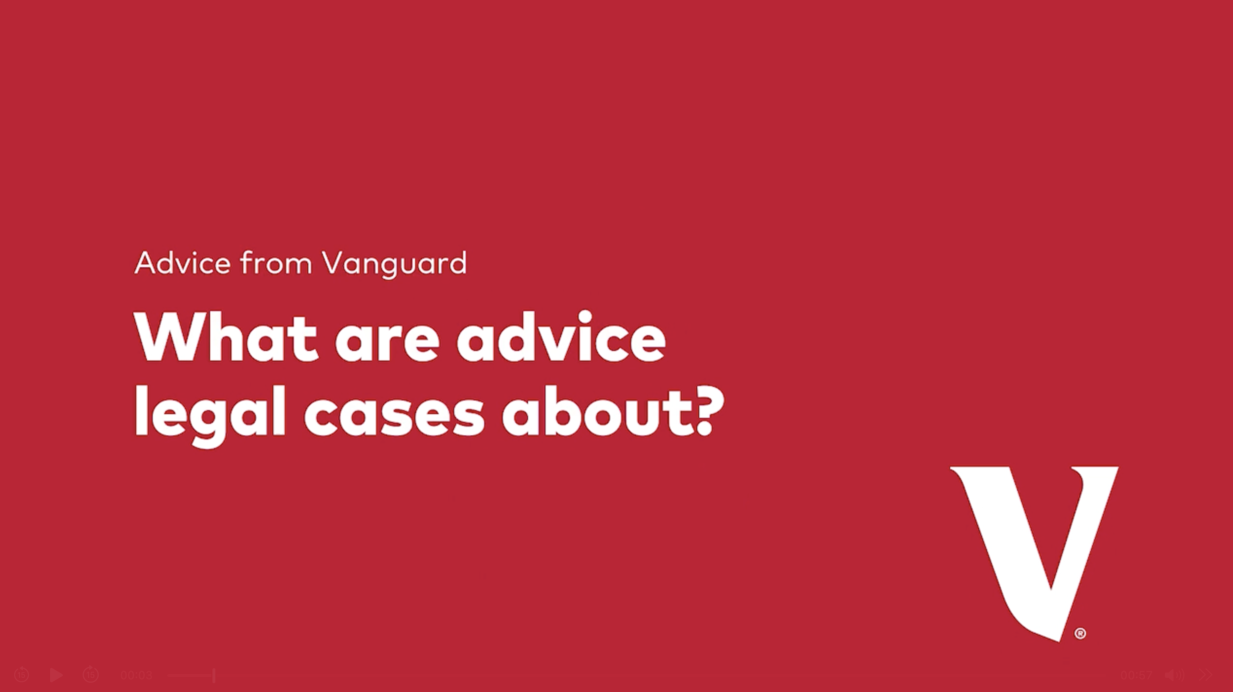 a red background with the words in white letters, what are advice legal cases about?