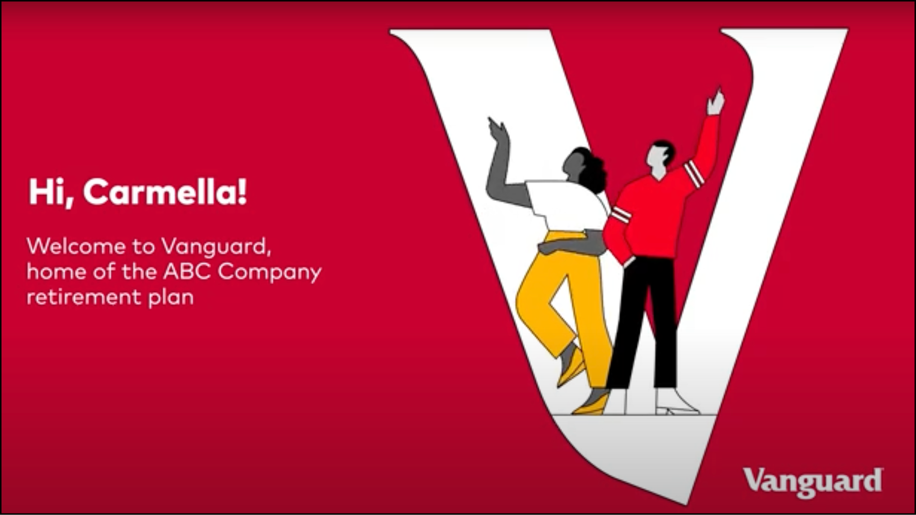personalized welcome video