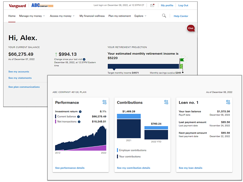 A screenshot of the participant dashboard shows the convenient, movable tile interface
