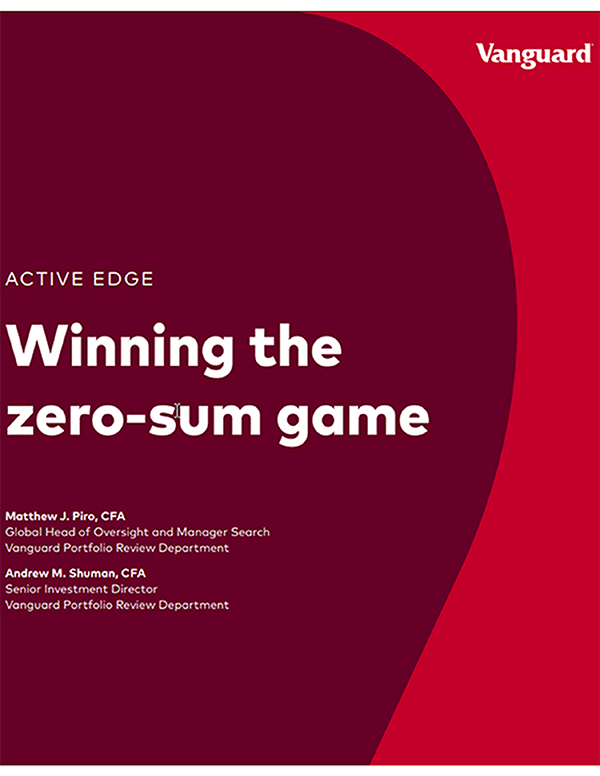 winning the zero sum game