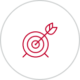 an arrow and bullseye